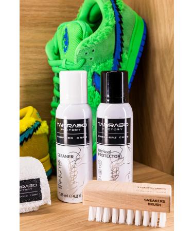 Sneakers Care Kit | Keep your Sneakers as Fresh as the First Day | Cleaning and Protection Kit | For all Types of Materials (leather canvas suede and more) Made with Natural Ingredients. - Buy Online on GoSupps.com
