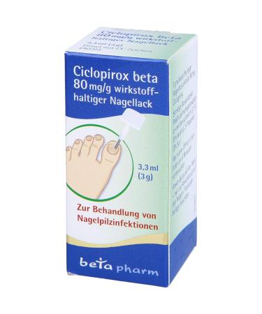 Ciclopirox Beta 80 mg/g Nail Polish - 3.3 ml for Fungal Infections | Fast International Shipping - Buy Online on GoSupps.com