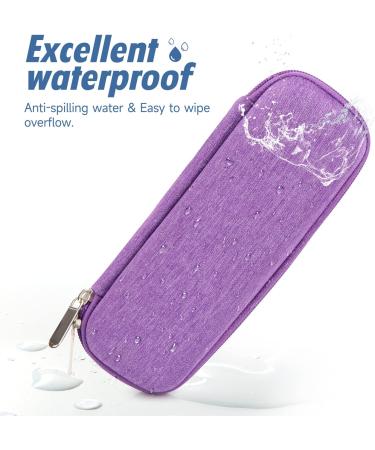 YOUSHARES Insulin Cooler Travel Case - Portable Diabetic Medication Organizer in Purple - Buy Online on GoSupps.com
