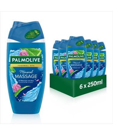 Palmolive Palmolive Thermal SPA Mineral Massage Shower Gel 6 x 250 ml Shower gel with sea salt aloe Extract and essential oil