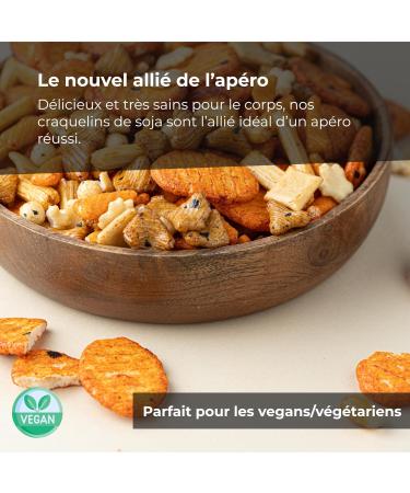 Yamato Rice Crackers in 1 kg Pack | Aperitif Mix with Different Asian Flavors | Slightly Spicy Fried Rice Sticks | With a Pi - Buy Online on GoSupps.com