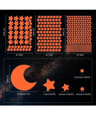 Pink Glow in The Dark Stars Decals for Ceiling - Ideal Starry Sky Decoration for Kids Bedroom - Shining Night Sky Decor - Perfect Gift Option - Buy Online on GoSupps.com