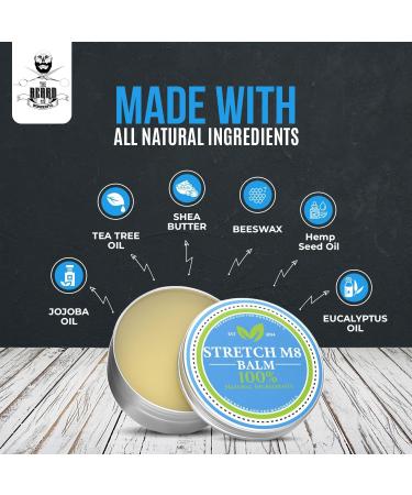 Premium Ear Stretching and Piercing Balm Double Pack 2 x 15 ml. Heal Protection Lubricate Caps Tapers & Expanders Shea Butter Auntie Eucalyptus Jojoba Hemp Oil and Beeswax - Buy Online on GoSupps.com