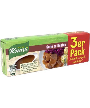 Buy Knorr Sauce for Roasts - Delicious Dark Sauce No Flavor Enhancers 3-Pack (250ml) | International Shipping - Buy Online on GoSupps.com