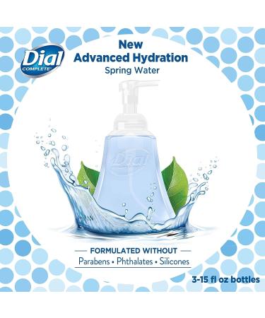 Dial Complete Anti-Bacterial Advanced Hydration Foaming Hand Wash Spring Water - 45 fl oz (3 Pack) - Buy Online on GoSupps.com