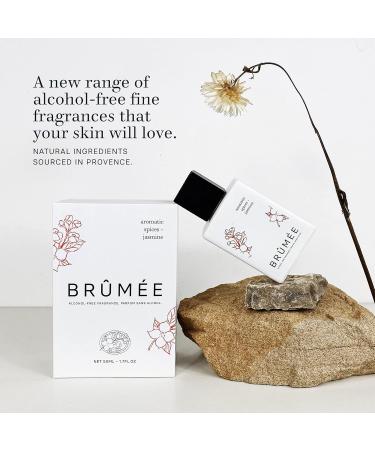 Brumee Alcohol Free Fragrance - Natural Perfume for Body and Hair | Water-based Vegan Cruelty Free Gluten Free Unisex Fragrance (Aromatic Spices and Jasmine) - Buy Online on GoSupps.com
