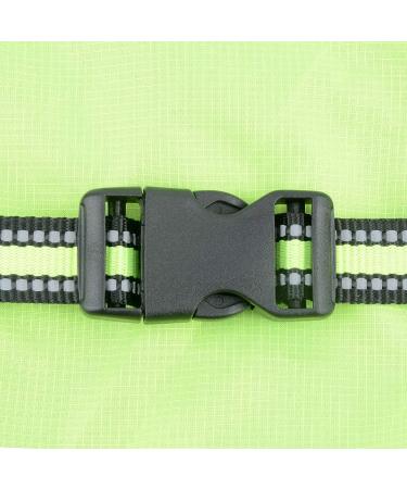 Zunea Waterproof Raincoat for Medium & Large Dogs - Reflective Slightly Windproof Mesh Lining for Outdoor Hiking - Green 4XL - Perfect Rain Protection for Wet Days - Buy Online on GoSupps.com