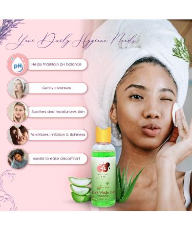 Yoni Feminine Care Gel Wash (5 oz) - pH Balanced Hygiene Odor Cleanse for Menstrual Support - Soothes Itching and Burning - Natural Blend with Aloe Vera - Buy Online on GoSupps.com