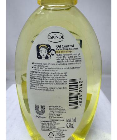 Eskinol Lemon Oil Control Facial Deep Cleanser with Pure Lemon Extract - 150ml | Best for Oily Skin - International Shipping Available - Buy Online on GoSupps.com