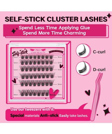Self-Adhesive Eyelashes - 48 Pieces DIY Reusable Velvety Extensions | No Glue Needed Perfect for Easy Application - Buy Online on GoSupps.com