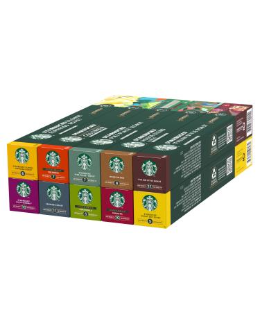 STARBUCKS Variety Discovery Pack by Nespresso, Coffee Capsules All Types of Roasting 10 x 10 (100 Capsules) - Amazon Exclusiv