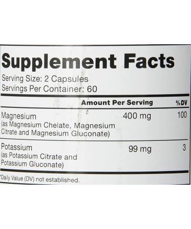 Roex Magnesium Potassium Dietary Supplements - 120 Count | Cellular Function Support for Overall Health - Buy Online on GoSupps.com