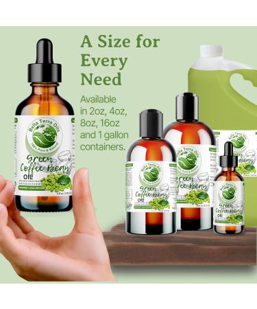 Shop Bella Terra Green Coffee Bean Oil - 1 Gallon for Hair & Skin | Antioxidant-Rich Fast-Absorbing & Non-Greasy - Buy Online on GoSupps.com