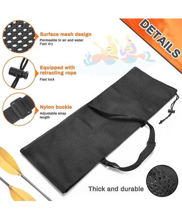 MOPHOEXII Paddle Bag | Kayak, Canoe, Sup | Drawstring Mesh, Adjustable Shoulder Strap | Quick Dry, Black - 1 Pack - Buy Online on GoSupps.com