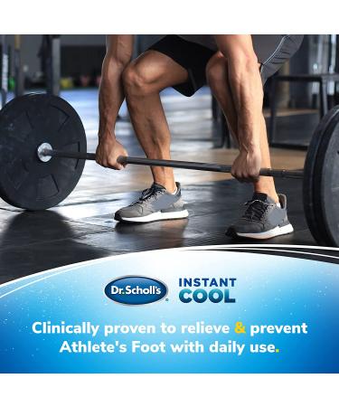 Dr. Scholl's Instant Cool Athlete's Foot Treatment Spray - 5.3oz - Buy Online on GoSupps.com
