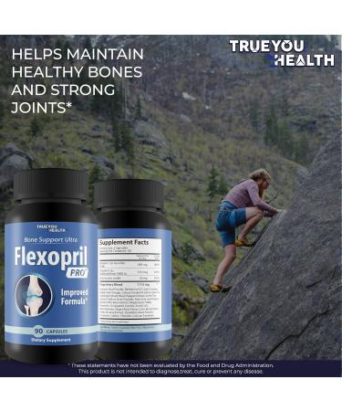Bone Support Ultra Flexopril Pro - Improved Formula - Our Best Bone Health Supplement - Advanced Bone Support Supplement with Calcium and Vitamin D Bone Health Support - Buy Online on GoSupps.com