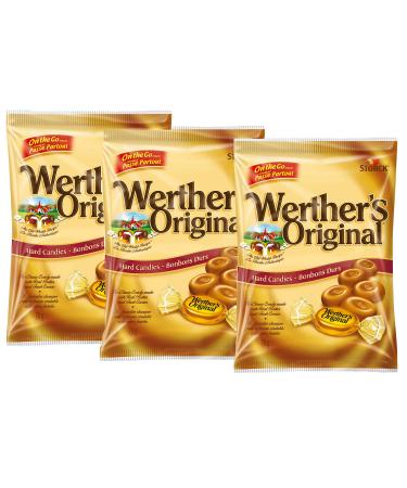 WERTHERS Original Classic Caramel Hard Candies Three Pack - 70g ea.