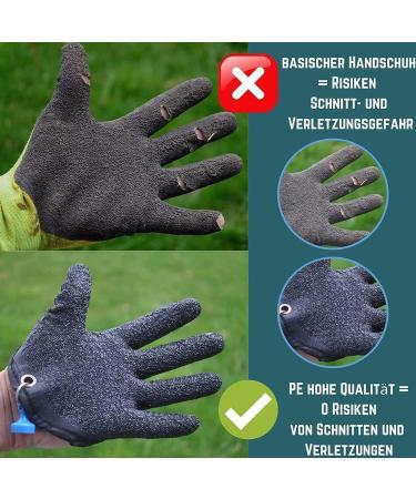 2 PCs Waterproof Anti-Cut Fishing Gloves - Hunting Gloves with Magnetic Closure for Safe Pike & Catfish Fishing - Buy Online on GoSupps.com