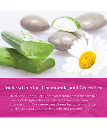 Bikini Zone Bikini Creme Hair Remover - Fast & Painless Hair Removal Cream - 2 oz - Buy Online on GoSupps.com