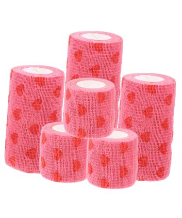 MAGICLULU 6 Rolls Sports Self-Adhesive Tapes Sports Supplies Wear-Resistant Muscle Tapes Self-Adhesive Tapes Wraps Non-Woven Muscle Tape Creative Sports Tape