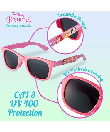 Shop Disney Baseball Cap Sunglasses & Sun Hat Set for Girls - Princess Style Perfect for Ages 3+ - Buy Online on GoSupps.com