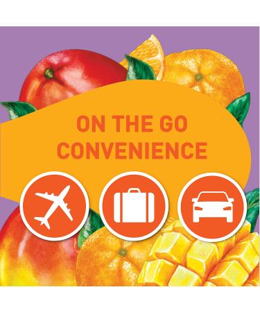Tampico Singles To Go Drink Mix Packets Mango Punch Zero Sugar Low Calorie 100 DV of Vitamin C per Serving Convenient On-The-Go Water Enhancers 6 Count 6 Count (Pack of 1) - Buy Online on GoSupps.com
