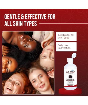 St. Croix Products Pure Rosehip Extract Serum Premium Cosmetic-Grade Liquid for Skin & Hair Hydrating Anti-Aging Botanical Formula (8 oz) - Buy Online on GoSupps.com