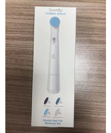 SUNMAY Electric Nail File Cordless Professional Nail File for Acrylic Gel Natural Nails Battery Portable Nail Manicure Pedicure Set Gifts for Beginner Girl Women Mum - Buy Online on GoSupps.com