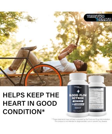 Blood Flow Nitrox Pro Plus - Improved Formula - Our Best Blood Circulation Supplements For Men - Vasodialators - Increase Blood Flow Care Blood Circulation Supplement Blood Flow Supplement For Men - Buy Online on GoSupps.com