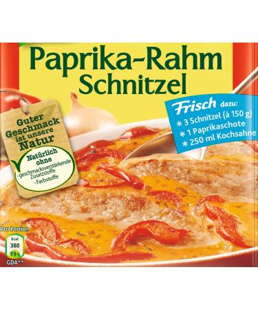 Buy KNORR FILM MISSION Paprika-Rahm Schnitzel - 43g (2 Pack) | Delicious & Natural Ingredients for Perfect Schnitzel | International Shipping - Buy Online on GoSupps.com