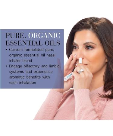 TRU47 Aroma Therapy Nasal Inhaler 2 Pack - Organic Essential Oil & Colloidal Silver Vapor Stick for Sleep Support - Buy Online on GoSupps.com