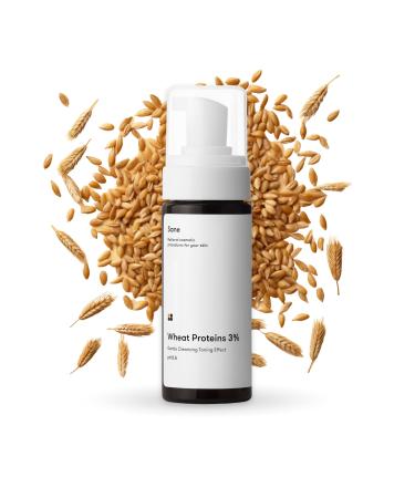 Sane Foaming Cleanser with 3% Wheat Proteins - 5.07 Fl Oz Gentle Face Cleanser - Cleansing Foam that Enhances Skin Elasticity