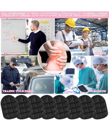 4 Pair Heel Cushions for Heel Pain Relief | Gel Heel Cups for Plantar Fasciitis & Heel Spurs | Insoles for Men & Women - Black - Buy Online on GoSupps.com