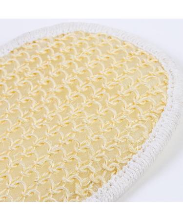 Gentle Face and Body Exfoliating Pad - Soft Weave Loofah Sisal Sponge (2 Pack) - Buy Online on GoSupps.com