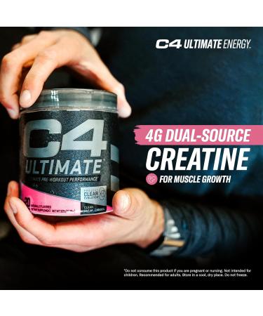C4 Ultimate Pre-workout Powder Natural Preworkout Supplement Drink for Workout Energy - Strawberry Watermelon 20 Servings Strawberry Watermelon 20 Servings (Pack of 1) - Buy Online on GoSupps.com
