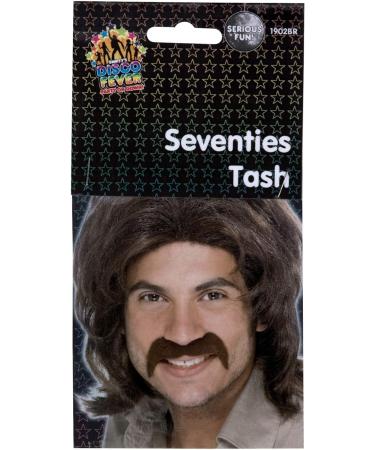 Moustache Disco Annees 70 - Marron - Buy Online on GoSupps.com