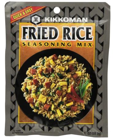 Kikkoman Fried Rice Seasoning Mix (1 oz Packets) 4 Pack 1 Ounce (Pack of 4)