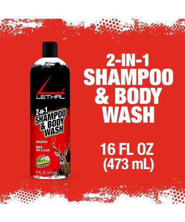 Buy Lethal ProHunting Shampoo and Body Wash 16-Ounce - Best International Shipping & Quality Grooming for Hunters - Buy Online on GoSupps.com