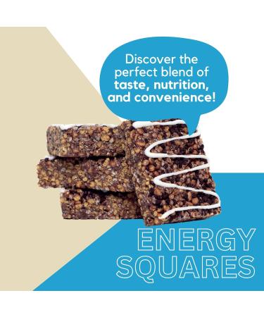 GoKrisp Energy Square by Jimmy Sevigny 15 gr Protein Pastry Cookies 'n Cream Protein Snacks Nut & Peanut Free Gluten Free |12-Pack Cookies And Cream - Buy Online on GoSupps.com