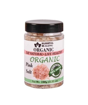 Blessfull Healing Organic Pink Salt 100 Gram Airtight Container (Packing May Vary) 100 Gram 3.35 oz