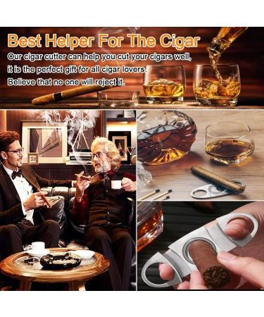 SGHAGH 2 Pcs Cigar Cutter Cigar Cigars Cutter Stainless Steel Cutter Cigar Cutter Guillotine Stainless Steel Cigar Pliers Cigar Cutters - Buy Online on GoSupps.com