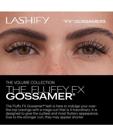Lashify Fluffy FX 12mm Gossamer DIY Eyelash Extensions Refill | Curly & Fluttery Black False Lashes - Buy Online on GoSupps.com
