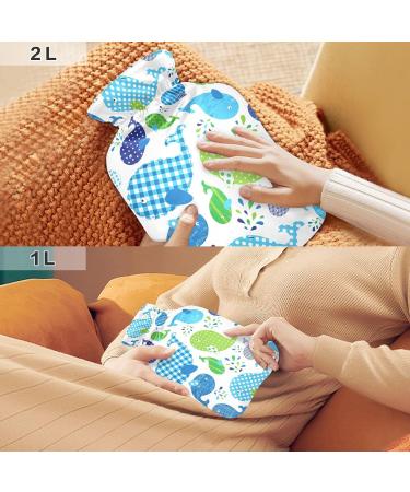 Whales Hot Water Bottle 2L - Pain Relief & Warmth for Feet & Bed | Heat & Cold Therapy - Buy Online on GoSupps.com