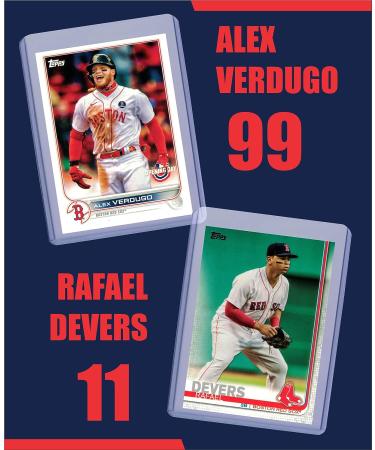 Boston Red Sox Baseball Cards: Alex Verdugo  Rafael Devers  Xander Bogaerts  J.D. martinez  Trevor Story  Bobby Dalbec  Enrique Hernandez  David Ortiz ASSORTED Trading Card and Wristbands Bundle - Buy Online on GoSupps.com