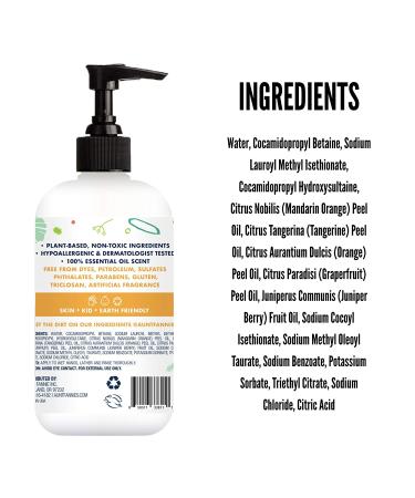 Aunt Fannie's Mandarin Grove Hand Soap Gel - 12 Fl Oz (Single Bottle) - Buy Online on GoSupps.com