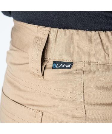 LA Police Gear Men's Core Cargo Tactical Pants - Ripstop, Stretch Waistband, CCW - Midnight - Size 40W x 30L - Buy Online on GoSupps.com