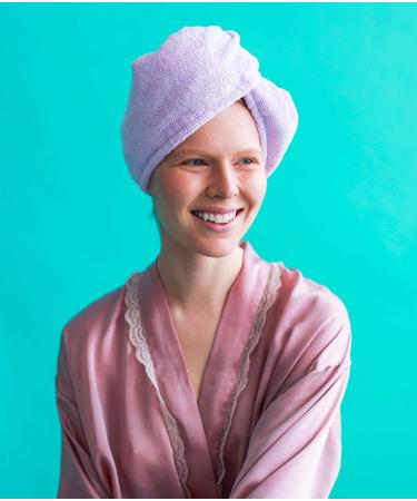 DAILY CONCEPTS Your Hair Towel Wrap - Premium Purple Hair Drying Towel for Fast Gentle Drying | Ship Worldwide - Buy Online on GoSupps.com