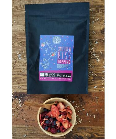  YouFlake YouFlake 3BEEREN BISS | Organic mix of dried strawberries raspberries and blueberries | 210 g - Buy Online on GoSupps.com