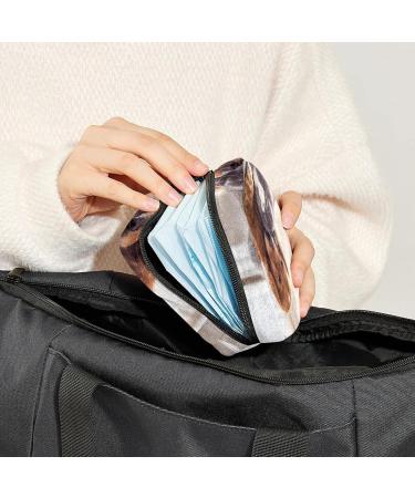 Period Bag Sanitary Napkin Storage Pouch | Travel Makeup Bag Animal Print - Color727 - Buy Online on GoSupps.com
