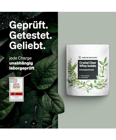 Crystal Clear Whey Isolate 900g - Cherry Flavor Protein Powder | Refreshing Protein Shake | Made in Germany - International Shipping Available - Buy Online on GoSupps.com